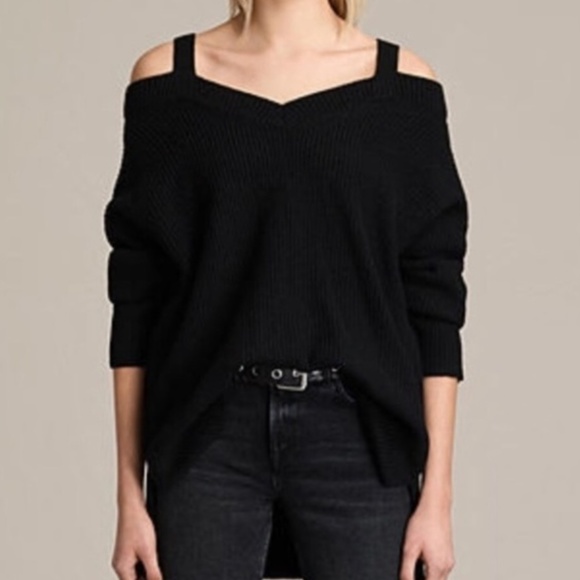 All Saints Sweaters - NWT All Saints Dasha V-Neck Wool/Cashmere Sweater